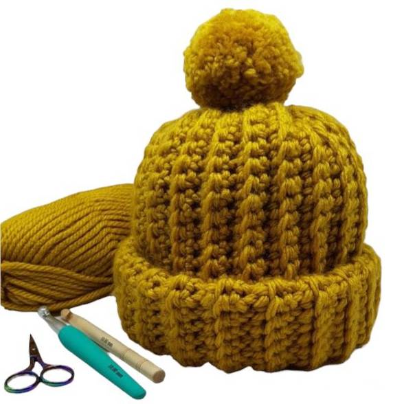 Truro Wool Free Pattern Super Chunky Crochet Hat