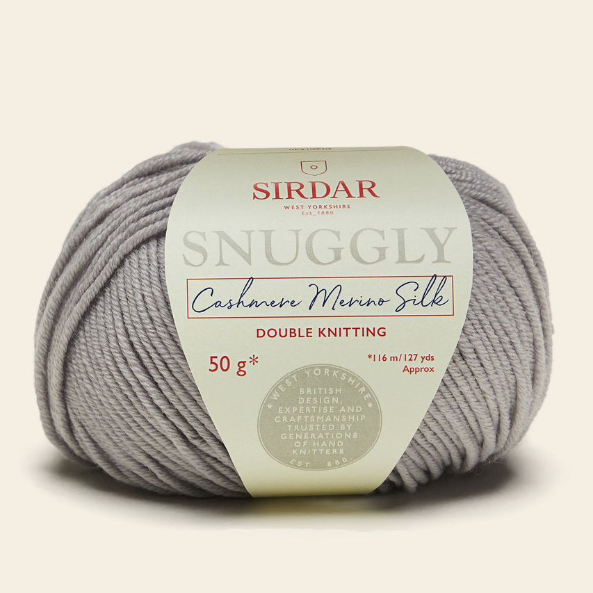 Sirdar Snuggly Cashmere Merino Silk DK - Silvery Moon (306)