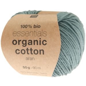 Rico Essentials Organic Cotton Aran - Teal (036)