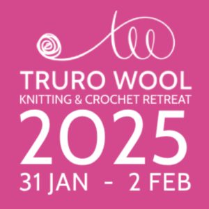Truro Wool Knitting & Crochet Retreat 2025 Logo