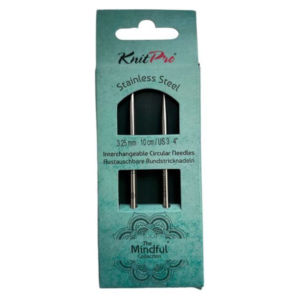 KnitPro The Mindful Collection: Interchangeable Circular Needles: 10cm x 3.25mm (KP36172)