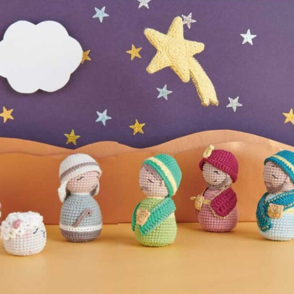 Rico Ricorumi - Christmas Crib Kit (Yarn and Pattern Book)