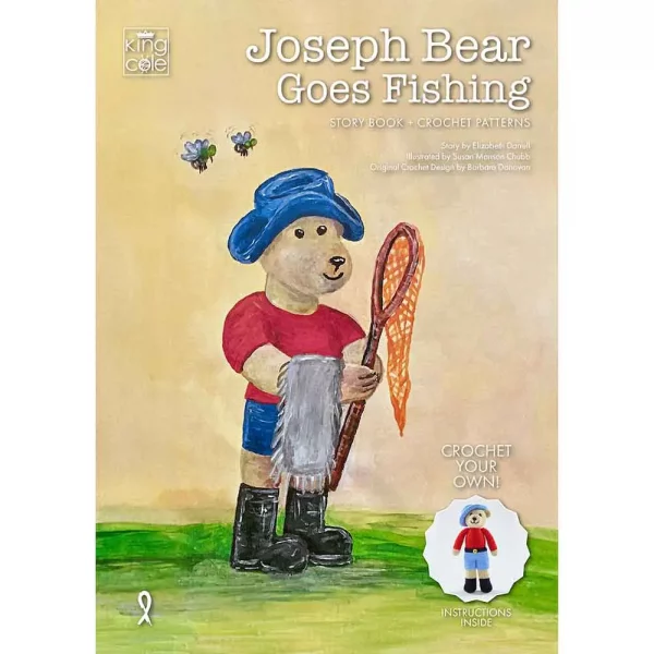 Joseph Bear Story Book and Toy Crochet Pattern Book - King Cole