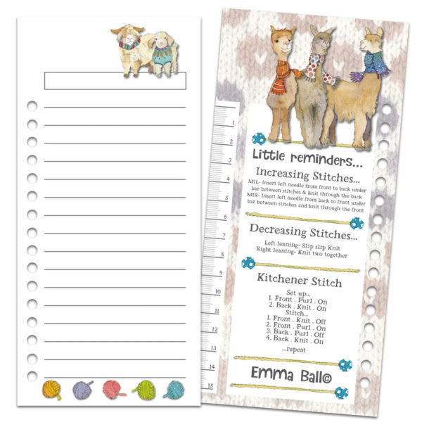 Alpaca & Friends: Knitting Colour Chart Cards - Emma Ball (KN16)