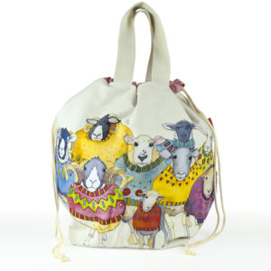 Emma Ball: Sheep In Sweaters - Large Bucket Bag