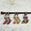 Socks Crochet Stitch Markers in a Tin (set of 6) - Emma Ball (TCR21)