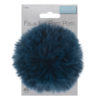 Trimits Faux Fur Pom Pom - Teal (11cm)