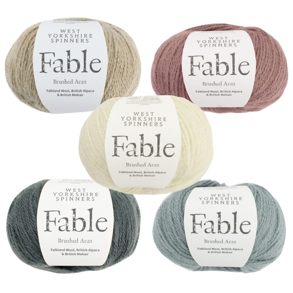 West Yorkshire Spinners Fable Aran range