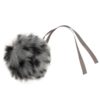Trimits Faux Fur Pom Pom - Grey Leopard (11cm)