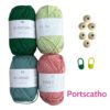 Truro Wool Crochet Wind Spinner Kit - Portscatho Colourway