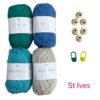 Truro Wool Crochet Wind Spinner Kit - St Ives Colourway