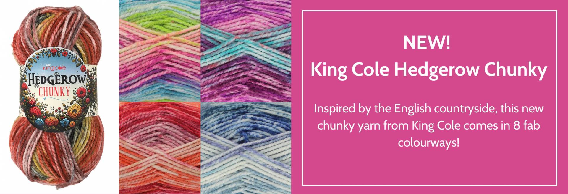 King Cole Hedgerow Chunky Homepage Banner