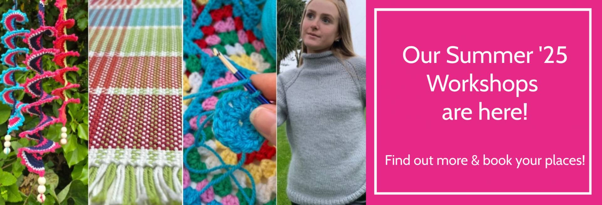 Truro Wool Summer Workshops 25 Homepage Banner