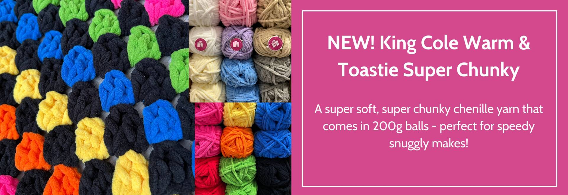 King Cole Warm and Toastie Super Chunky Homepage Banner