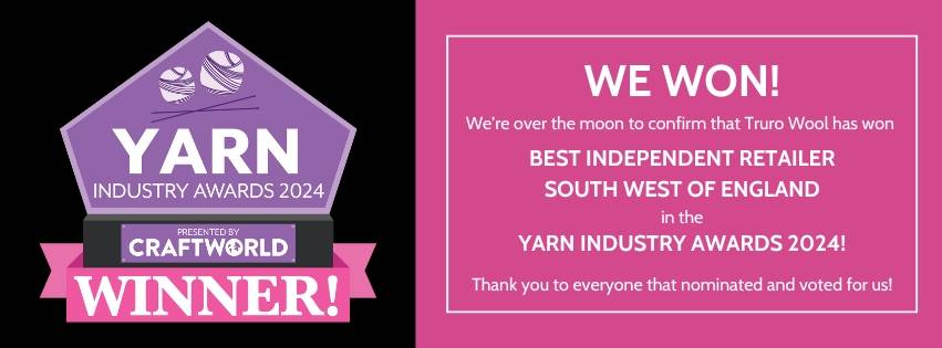 Truro Wool crowned Best Independent Retailer South West in the Yarn Industry Awards 2024